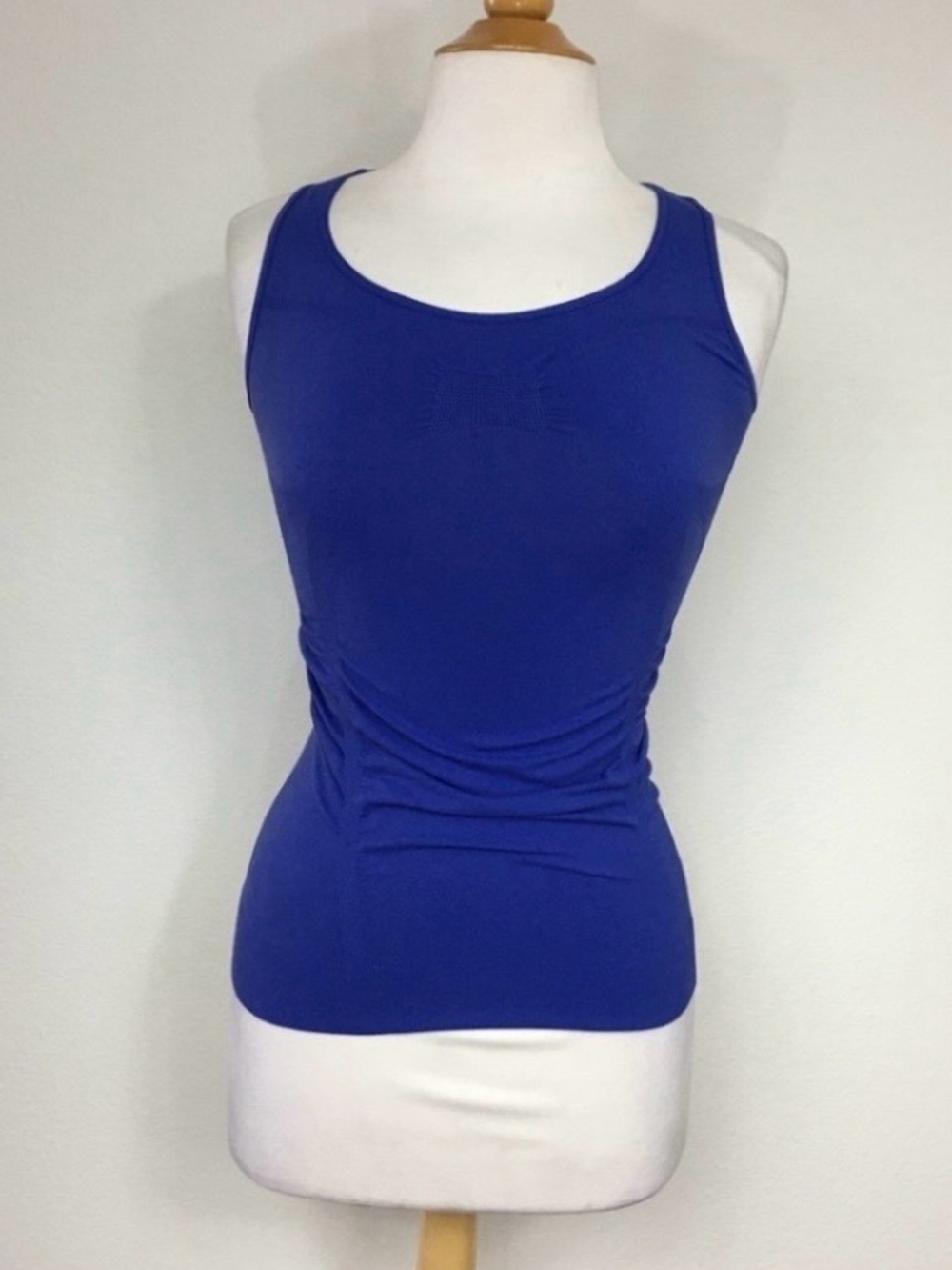 3/$25 Anthroplogie Pure + Good Womens Blue Tank Top Size Medium Yoga Gym Active